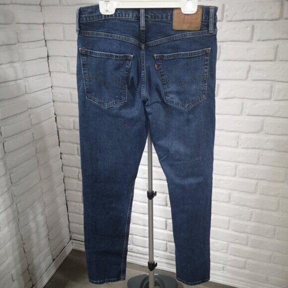 Levis 512 Mens Size 31 Waist Narrow Leg Medium Wash Blue Jeans - Picture 3 of 13